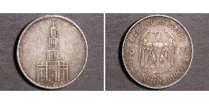 5 Reichsmark Alemania nazi (1933-1945) Plata 
