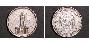 5 Reichsmark Alemania nazi (1933-1945) Plata 