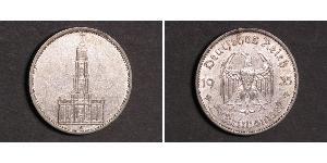 5 Reichsmark Alemania nazi (1933-1945) Plata 