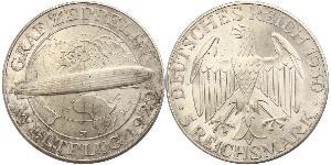 5 Reichsmark República de Weimar (1918-1933) Plata 