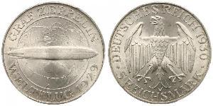 5 Reichsmark República de Weimar (1918-1933) Plata 