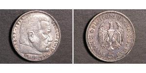 5 Reichsmark Deutsches Reich (1933-1945) Silber Paul von Hindenburg