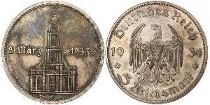 5 Reichsmark Deutsches Reich (1933-1945) Silber 