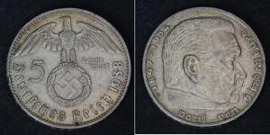 5 Reichsmark Deutsches Reich (1933-1945) Silber Paul von Hindenburg