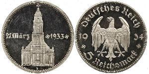 5 Reichsmark Deutsches Reich (1933-1945) Silber 