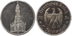 5 Reichsmark Nazi Germany (1933-1945) Silver 
