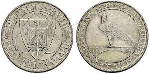 5 Reichsmark Repubblica di Weimar (1918-1933)  