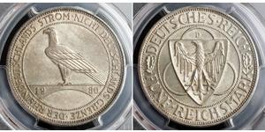 5 Reichsmark Repubblica di Weimar (1918-1933)  