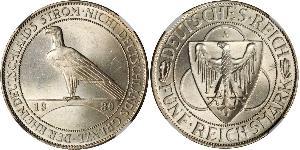 5 Reichsmark République de Weimar (1918-1933)  
