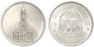 5 Reichsmark Третий рейх (1933-1945) Серебро 
