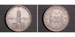 5 Reichsmark Третій рейх (1933-1945) Срібло 