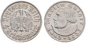 5 Reichsmark Третій рейх (1933-1945) Срібло Мартін Лютер