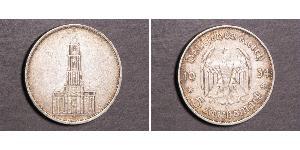 5 Reichsmark 納粹德國 (1933 - 1945) 銀 