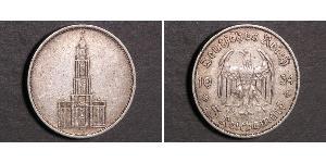 5 Reichsmark 納粹德國 (1933 - 1945) 銀 