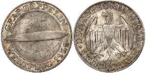 5 Reichsmark 魏瑪共和國 (1919 - 1933) 銀 
