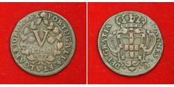 5 Reis Kingdom of Portugal (1139-1910) Kupfer 