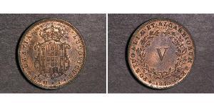5 Reis Kingdom of Portugal (1139-1910) Kupfer 
