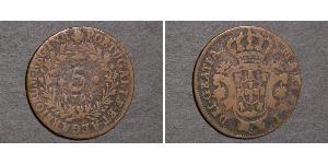 5 Reis Kingdom of Portugal (1139-1910) / Azoren Kupfer 