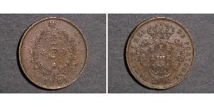 5 Reis Kingdom of Portugal (1139-1910) / Azoren Kupfer 