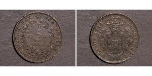 5 Reis Azzorre / Regno del Portogallo (1139-1910) Rame 