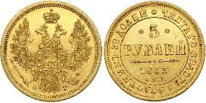 5 Rouble Empire russe (1720-1917) Or Nicolas I (1796-1855)