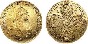 5 Rubel Russisches Reich (1720-1917) Gold Katharina II (1729-1796)