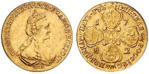 5 Ruble 俄罗斯帝国 (1721 - 1917) 金 叶卡捷琳娜二世 (1729-1796)