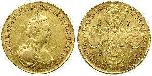 5 Ruble 俄罗斯帝国 (1721 - 1917) 金 叶卡捷琳娜二世 (1729-1796)