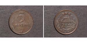 5 Santims Letlönj Bronze 
