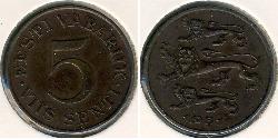 5 Sent Estonia (1991 - ) Bronce 