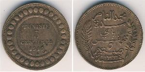 5 Sent Tunisia (1956 - ) Bronze 
