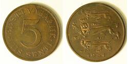 5 Sent Estonia (Republic) (1918 - ) Bronzo 