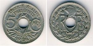 5 Sent Terza Repubblica francese (1870-1940)  Bronzo/Nichel 