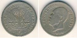 5 Sent Haïti (1804 - ) Cuivre/Nickel 