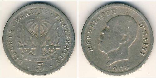 5 Sent Haïti (1804 - ) Cuivre/Nickel 