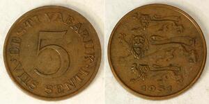 5 Sent Estland (1991 - )  