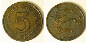 5 Sent Estonia (1991 - )  