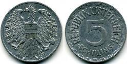 5 Shilling Occupazione alleata dell