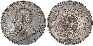 5 Shilling Afrique du Sud Argent Paul Kruger (1825 - 1904)