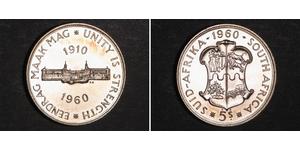 5 Shilling Afrique du Sud (1910 - ) Argent 