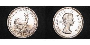 5 Shilling Afrique du Sud (1910 - ) Argent Elizabeth II (1926-2022)