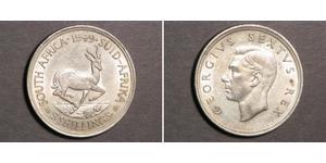 5 Shilling Sudafrica (1910 - ) Argento Giorgio VI (1895-1952)