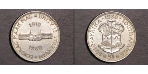 5 Shilling Sudafrica (1910 - ) Argento 
