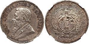 5 Shilling Sudafrica (1910 - ) Argento Paul Kruger (1825 - 1904)