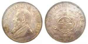 5 Shilling Sudafrica (1910 - ) Argento Paul Kruger (1825 - 1904)