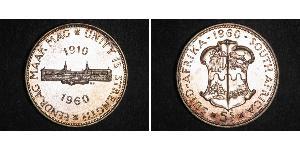 5 Shilling Sudafrica (1910 - ) Argento 