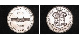 5 Shilling Sudafrica (1910 - ) Argento 
