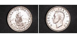 5 Shilling Sudafrica (1910 - ) Argento Giorgio VI (1895-1952)