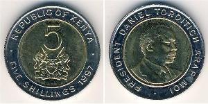 5 Shilling Kenia (1963 - ) Bimetal 