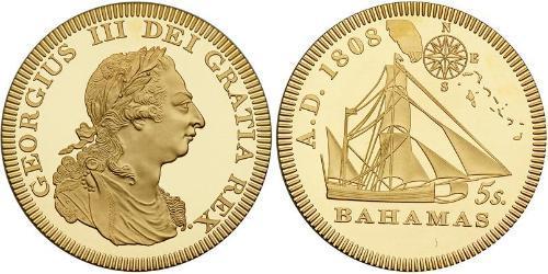 5 Shilling Kaisertum Österreich (1804-1867) Gold Georg III (1738-1820)